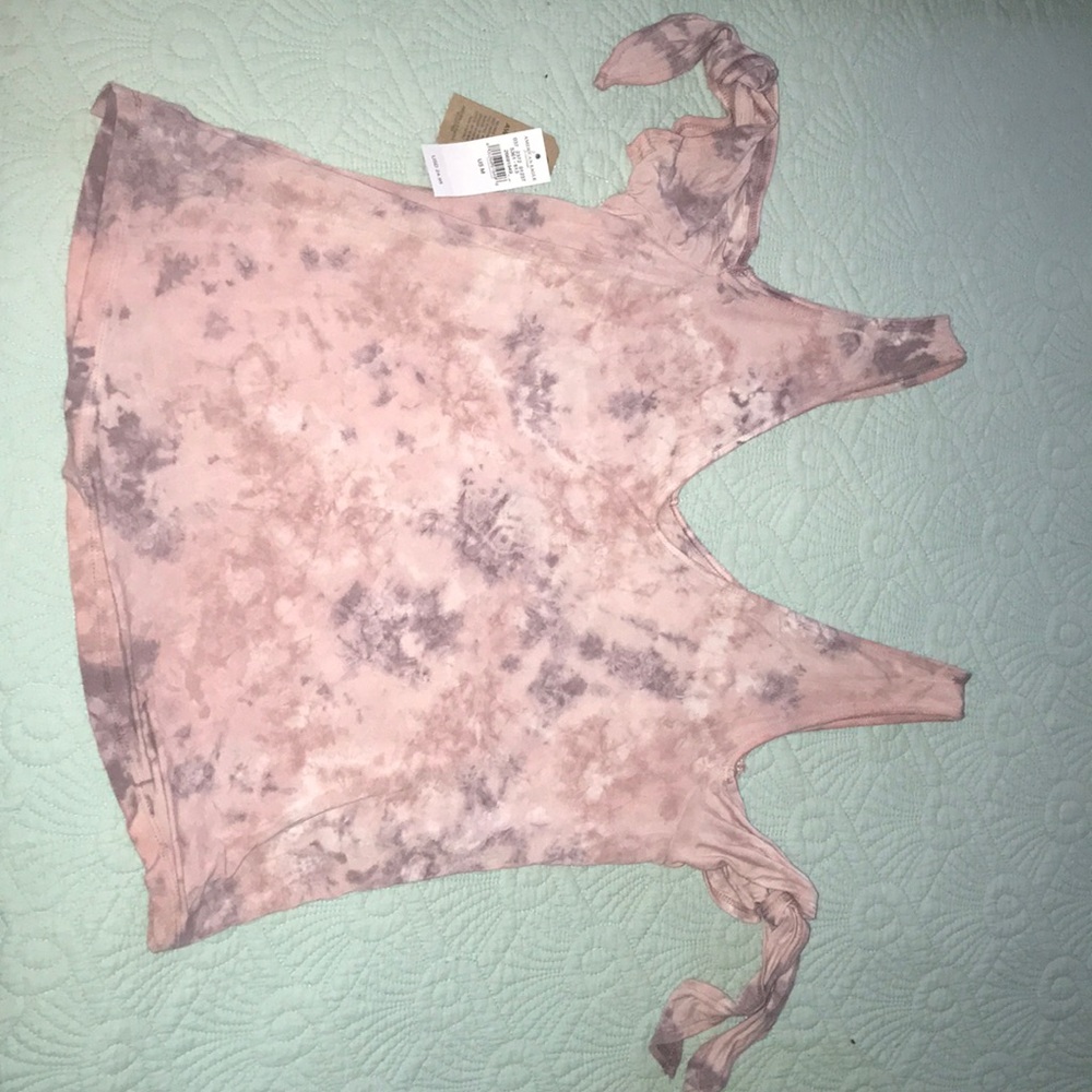 American Eagle crop top, cold shoulder shirt